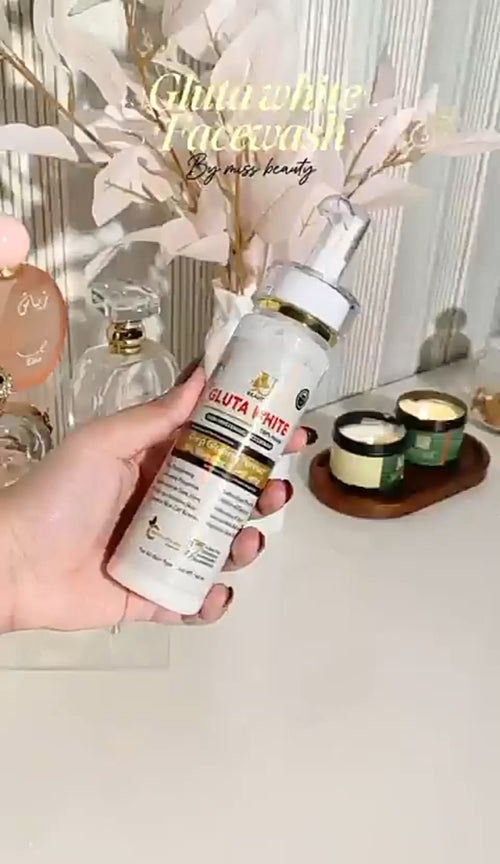 Gluta white face wash